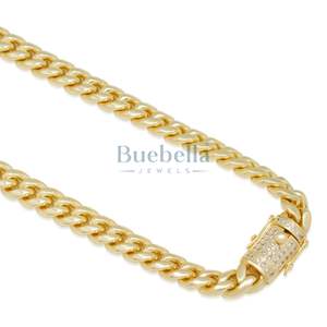 Collar con colgante de huevo del faraón dorado helado de lujo, nombre personalizado, cadena de Hip Hop de enlace cubano para hombres, estilo rapero - Product Image 5