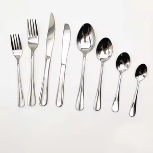 Juego de Cubiertos Minimalista de Acero Inoxidable, Tenedor, Cuchara, Cuchillo, Vajilla para Hotel, Restaurante, Hogar - Product Image 2