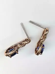 ต่างหู2ct เงินสเตอริง925แบบกลมประดับเพชรโมอิสยอดนิยมของผู้หญิง - Product Image 4