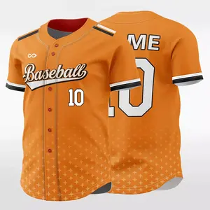 Honkbal Uniformen Custom Full-Button Honkbal Jersey Groothandel College Games Sublimatie Afdrukken Honkbal Truien