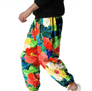 กางเกงวอร์มทรงตรงสไตล์ลำลองสำหรับผู้ชาย พิมพ์ลายแบบซับลิเมชั่น ระบายอากาศได้ดี เหมาะสำหรับออกกำลังกาย วิ่งจ๊อกกิ้ง น้ำหนักเบา - Product Image 2