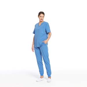 Bestex nuevo estilo médico Hospital enfermera uniforme de moda poliéster rayón Spandex conjuntos de uniformes médicos - Product Image 3