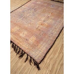 Alfombras de Lana Anudadas a Mano Nuray, Diseño Rectangular con Medallón Rojo Naranja y Patrones Abstractos para el Hogar, para Sala de Estar y Dormitorio, 9x12, Pae-4608 - Product Image 2