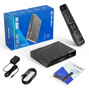 Nouvelle application Heat App VSeebox V6 MAX avec commande vocale, câble HDMI et Ethernet 8K, Android 14, 4 Go de RAM, 64 Go de stockage pour les États-Unis - Product Image 3