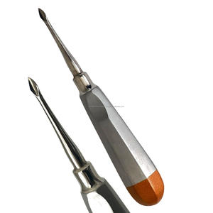 Elevador Manual Ergonómico para Puntas de Raíz, Acero Inoxidable Plateado, Certificado CE, Instrumento Dental para Extracción, Cirugía Oral, World Surgical - Product Image 2