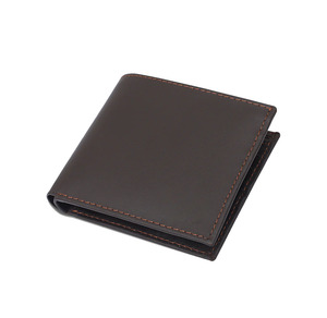 Cartera ligera de piel auténtica para hombre, tarjetero Premium de diseñador de alta calidad RFID con logotipo personalizado de pliegue corto, venta al por mayor OEM - Product Image 3