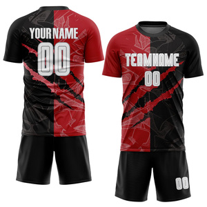 Maillot de football imprimé par sublimation Logo et design personnalisés disponibles pour les équipes - Product Image 2