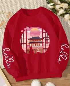 Pull-over d'hiver pour femme en tissu polaire mélangé polyester/coton de qualité supérieure pour le confort et le style - Product Image 4