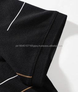 Jersey transpirable personalizado para hombre para camisa con diseño de texto de logotipo personalizado-Tela de algodón - Product Image 5