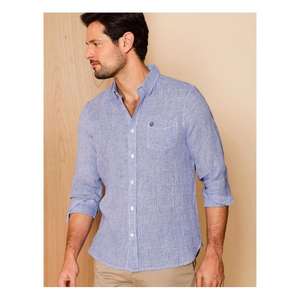 Chemise pour homme à porter au quotidien, conçue avec le confort et le style à l'esprit, offrant un look classique et un tissu durable - Product Image 2