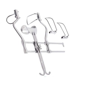 Precio al por mayor Balfour grado médico de acero inoxidable Abdominal auto reentrenamiento Retractor conjunto de instrumentos Manual - Product Image 5