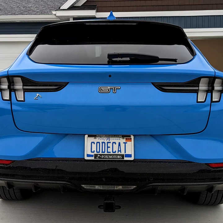 2021 for Ford Mustang Mach-E GT SUV Dual-Motor AWD 480-hp EV Grabber Blue Metallic Automatic Gearbox Leather Lithium Light Left