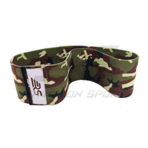 Vente en gros de bandes de résistance en tissu de fitness avec logo personnalisé bandes élastiques d'entraînement pour les exercices de hanche en usine - Product Image 2