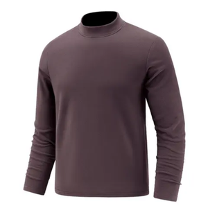 Sudadera Térmica de Manga Larga para Hombre, Cómoda, de Algodón y Poliéster, sin Cuello, Cierre de Botón, Transpirable, Cuello Redondo - Product Image 3