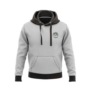 Sudaderas con Capucha Negras Grises de Alta Calidad, Sudadera Personalizada para Hombre, OEM ODM, Sudadera Gráfica de Peso Pesado, Sudadera Lisa con Logotipo - Product Image 4