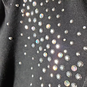 Nueva moda Unisex diamantes de imitación sudaderas otoño 100% algodón orgánico impermeable personalizable tela duradera de alta calidad - Product Image 5