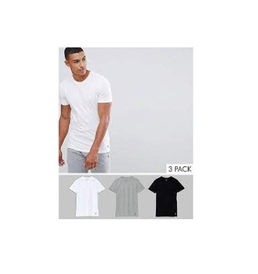 Camiseta con estampado personalizado para hombre, camisa 100% de algodón con estampado personalizado en color blanco, venta al por mayor, 3 uds. - Product Image 1