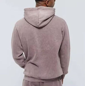 ชุดวอร์มผู้ชายคุณภาพเยี่ยมแบบย้อมสีเอซิด ประดับคริสตัล สำหรับวิ่งออกกำลังกาย สกรีนโลโก้ได้ ชุดลำลองผู้ชายแบบย้อมสีเอซิด ประดับคริสตัล - Product Image 6