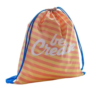 Sacs de sport personnalisés CreaDraw avec cordon de serrage, sacs de merchandising sur mesure à des fins promotionnelles - Product Image 2