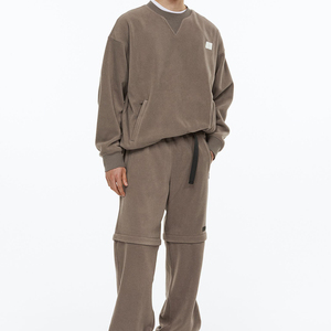 Pantalones de chándal de talla grande apilados personalizados pantalones cargo de entrenamiento - Product Image 1