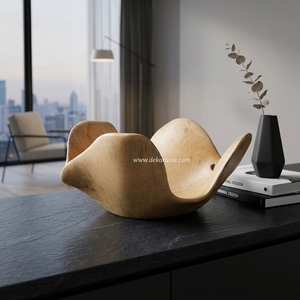 ชามไม้สำหรับตกแต่งบ้านชามไม้แบบแฮนด์เมดเป็นมิตรต่อสิ่งแวดล้อม - Product Image 5