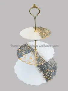 Soporte de pastel de resina ecológico más atractivo con Base de Metal último diseño soporte de pastel para Decoración de cumpleaños herramientas de pastel producto - Product Image 5