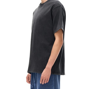 Nouveau T-shirt Oversize Personnalisé Tendance 2026 230 g/m² pour Homme 100 % Coton Imprimé Sérigraphié Respirant Écologique Unisexe Couleur Unie - Product Image 2