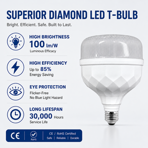 <span class=keywords><strong>Ampoule</strong></span> <span class=keywords><strong>LED</strong></span> T à haute puissance 5W-80W, coupe diamant, E27 B22 AC85-265V, anti-éblouissement, pour supermarchés, magasins de détail, centres commerciaux, cafés - Product Image 2