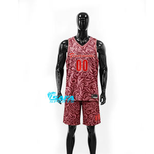 Custom Sublimation Basketball Jersey Customer Maillot Basket Quick Dry Mesh Basketball <b>Shirt</b> - Product Image 1