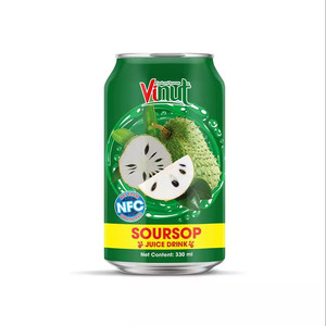 น้ำผลไม้ซุปเปอร์ฟรุตเข้มข้น 330 มล. กระป๋องอะลูมิเนียม คั้นสด 100% สำหรับผู้ผลิต OEM แบรนด์ส่วนตัว ขายส่ง - Product Image 1
