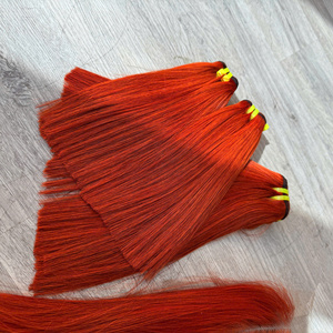 Cabello Virgen Marrón Miel para Lace Front, Largo, HD, Doble Trama, Paquetes Vietnamitas, 250% de Densidad, Opciones Multicolor Rojizo - Product Image 5