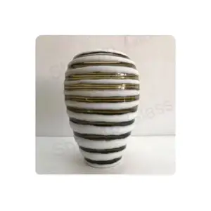 Indian Manufacturer New Design <b>Glass</b> Vase with Double Layer - Product Image 1