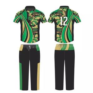 Vente en gros polyester personnalisé à séchage rapide respirant sublimation OEM polo maillot d'équipe sportive pour ensembles de cricket - Product Image 4