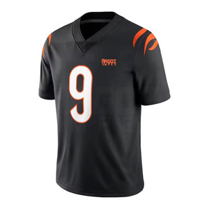 เสื้ออเมริกันฟุตบอลขายดีที่สุด-แขนสั้น ไซส์ใหญ่ ผ้าโพลีเอสเตอร์ 100% ระบายอากาศได้ดี สีและโลโก้ปรับแต่งได้ ราคา - Product Image 2