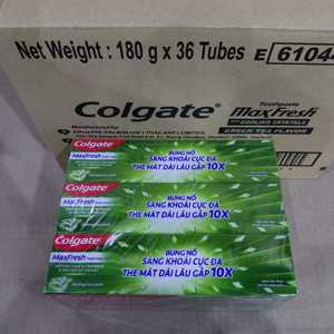 Pasta Dental Colgate Maxfresh Green Tea 180g Tamaño Regular para Uso Doméstico, Blanqueadora, Anti-Caries, Antibacteriana, Química, para Dientes Sensibles - Product Image 3
