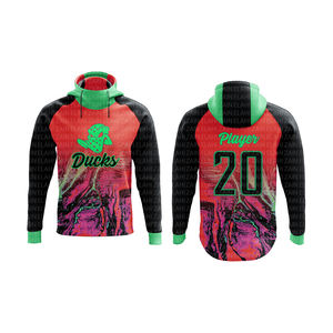 2023 hommes ODM pluvier sweat haute qualité mouche sublimé impression 3D col à capuche Techniques numériques bouffée taille 6XL personnalisable - Product Image 3