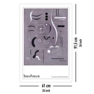 Bauhaus <b>Poster</b> Four Parts by Wassily Kandinsky Paper Wall Art - Product Image 3