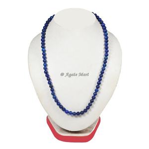 Semi-Precious Stone Crafts Lapis Gemstone Beads <b>Necklace</b> | Gemstone Bead <b>Necklace</b> | Multicolor Gemstone <b>Necklace</b> - Product Image 1