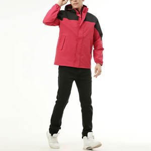 Abrigo ligero impermeable y resistente al viento Chaquetas de lluvia para hombres Chaquetas de lluvia de diseño de longitud completa para hombres para adultos - Product Image 1