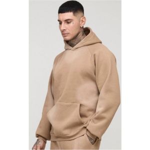 Vêtements de sport de luxe pour hommes hiver coton survêtements 100% solide uni blanc Tech polaire avec col à capuche imprimé techniques - Product Image 3