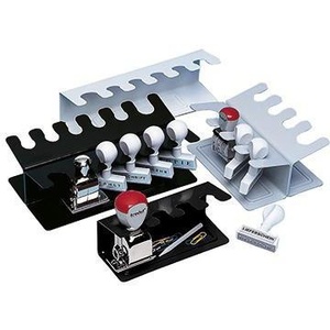 Soporte metálico de 1 nivel sin rotación para sellos WEDO (negro) para 4 sellos WEDO - Product Image 3
