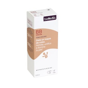 BB Cream Tonalità Scura SPF 25 Benesk 50ml - Product Image 5