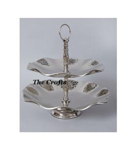 Diseño maravilloso Soporte de pastel de dos niveles Soporte de servidor de postre dulce de pastel de la mejor calidad al precio más bajo - Product Image 3