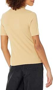 New latest high quality streetwear Comfortable Casual Short Sleeve T-shirt <b>Top</b> <b>mock</b> <b>neck</b> Woman Slim Crop <b>Top</b> - Product Image 6