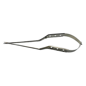 Services OEM ODM disponibles, ciseaux Yasargil manuels réutilisables, certifiés CE, certifiés ISO13485, argent, usage chirurgical général, qualité supérieure - Product Image 1