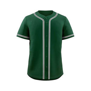 Impression Baseball Chemises unies Bleu Baseball Top Mens Sublimation Prix pas cher Maillot de Baseball - Product Image 5