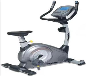 Vélo d'exercice vertical commercial DIY PowerMax Fitness U-2000C de qualité supérieure avec volant d'inertie de 14 kg - Product Image 1