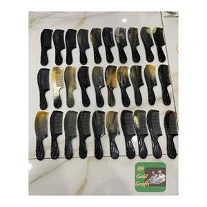 Peigne en corne durable fait à la main Vietnam élégant outil de coiffure sans frisottis accessoire de cheveux de luxe écologique pour les cheveux longs - Product Image 5