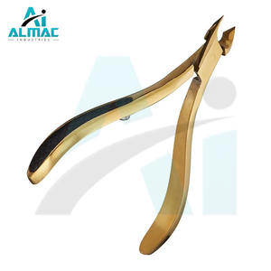 Pince à cuticules professionnelle en acier inoxydable or outil de manucure d'usine d'origine pour les Instruments chirurgicaux de base d'utilisation de Salon à domicile - Product Image 2