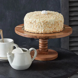Stylish wooden cake stand for wedding party dessert serving and display Tradebyd - Product Image 1